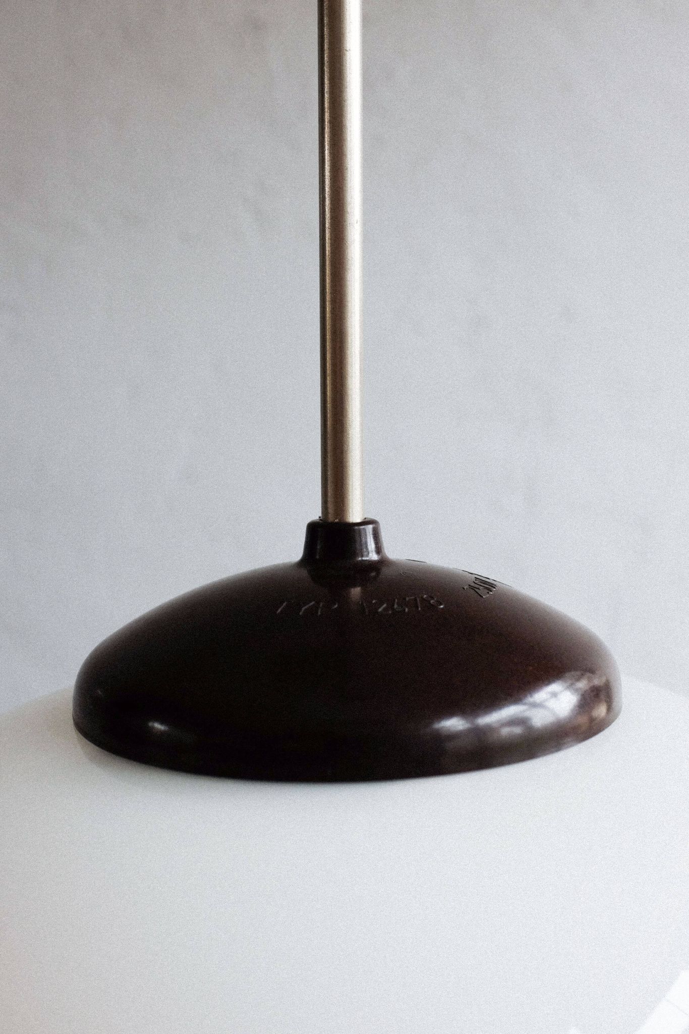 Czechoslovak bakelite hanging school lamp, 1960s