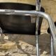 Paire de chaises formica jaune tubauto
