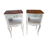 Pair of Louis XV style bedsides restyled