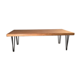 Table basse pieds épingle 1950"s.