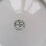 6 70s porcelain dessert plates