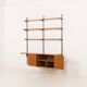 Kai Kristiansen home office shelving unit in teak for FM Mobler, 1960s