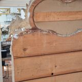 Mirror trumeau gilded wood and patinated XIX century