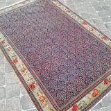 Ancien tapis d'orient fait main sena persan 2,07 x 1,35 m