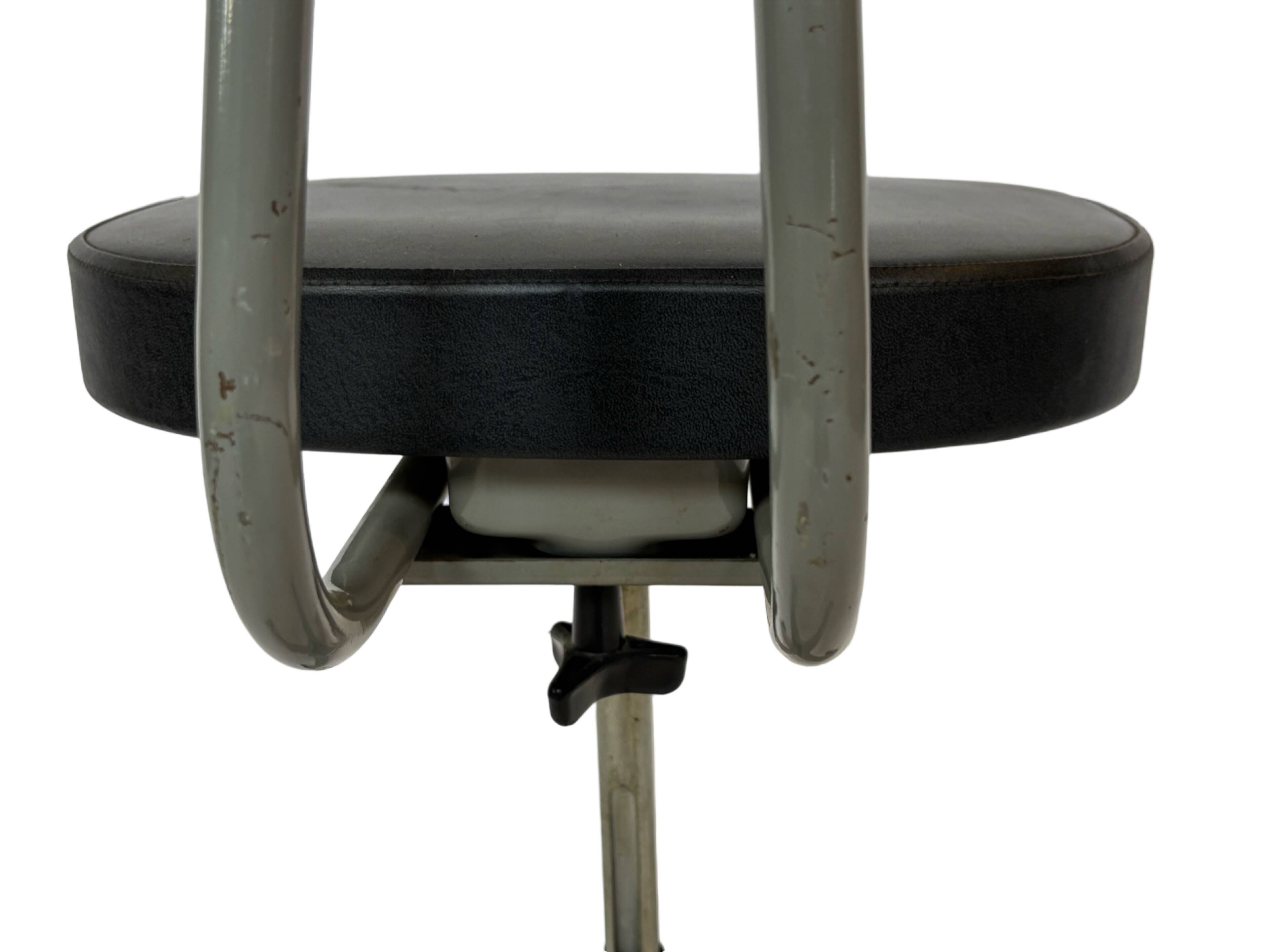 Mid Century Okamura Vintage Office Working Chair of 60's Design
