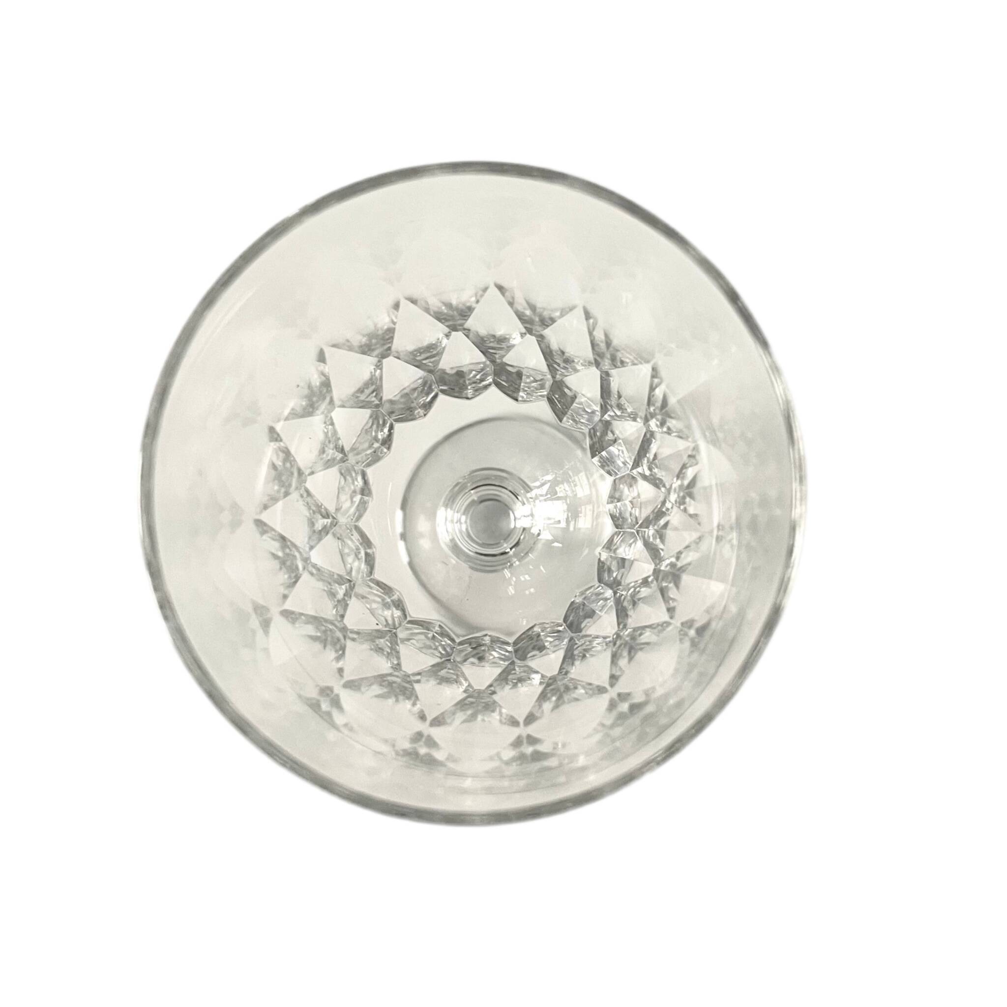 2 Baccarat crystal "Armagnac" model wine glasses