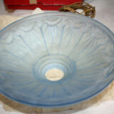 Pair of pressed glass cups