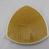 Table mat sarreguemines yellow ceramic, triangle