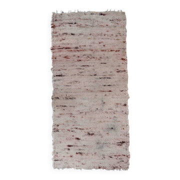 Tapis Vintage Kilim Indien en Laine (54cm x 118cm), Années 1970, Élégance