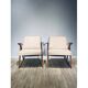 Paire de fauteuils vintage Bunny de J. Chierowski 1960