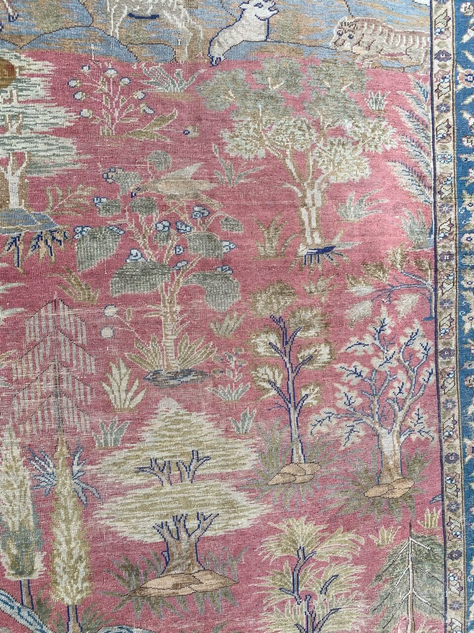 Old Turkish carpet Cesareh handmade 114x176 cm