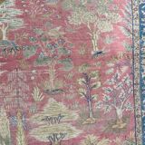 Tapis ancien turc Cesareh en soie fait main 114x176 cm