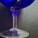 Vintage cobalt blue glass vase Empoli