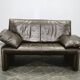 Jori Belgian Full Grain Leather Freestanding Two-Seat Sofa, 1990s