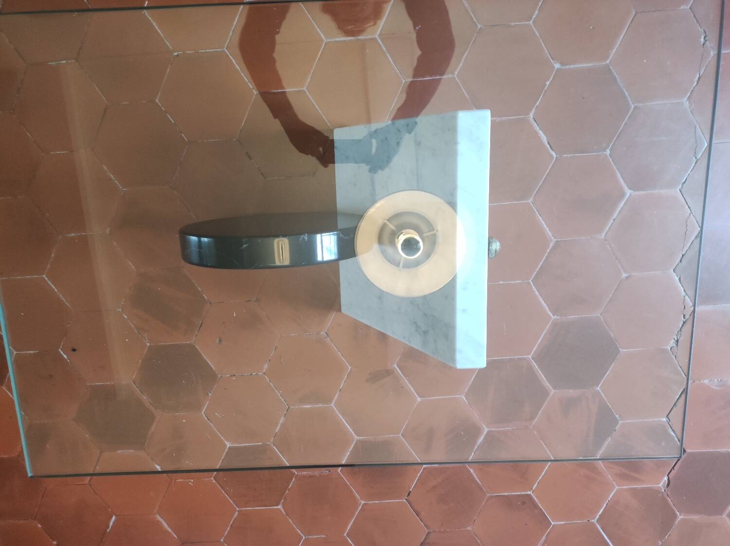 Italian marble coffee table from the 80s