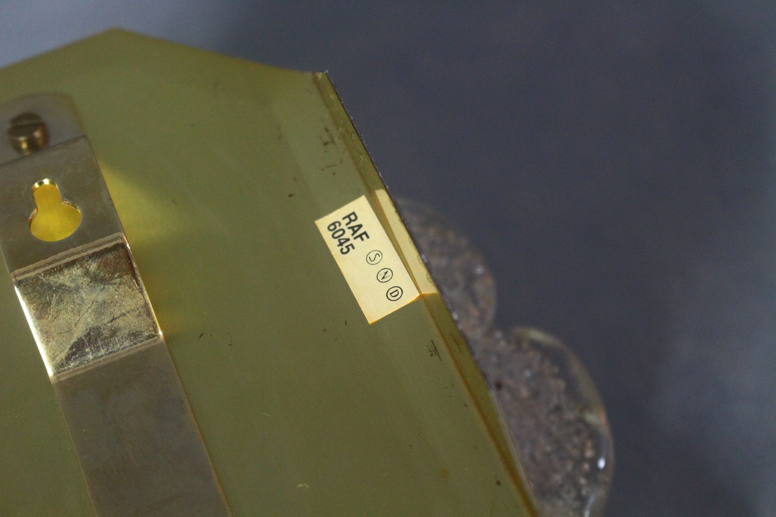 Glass wall lamp by Raf Sweden, 1970s