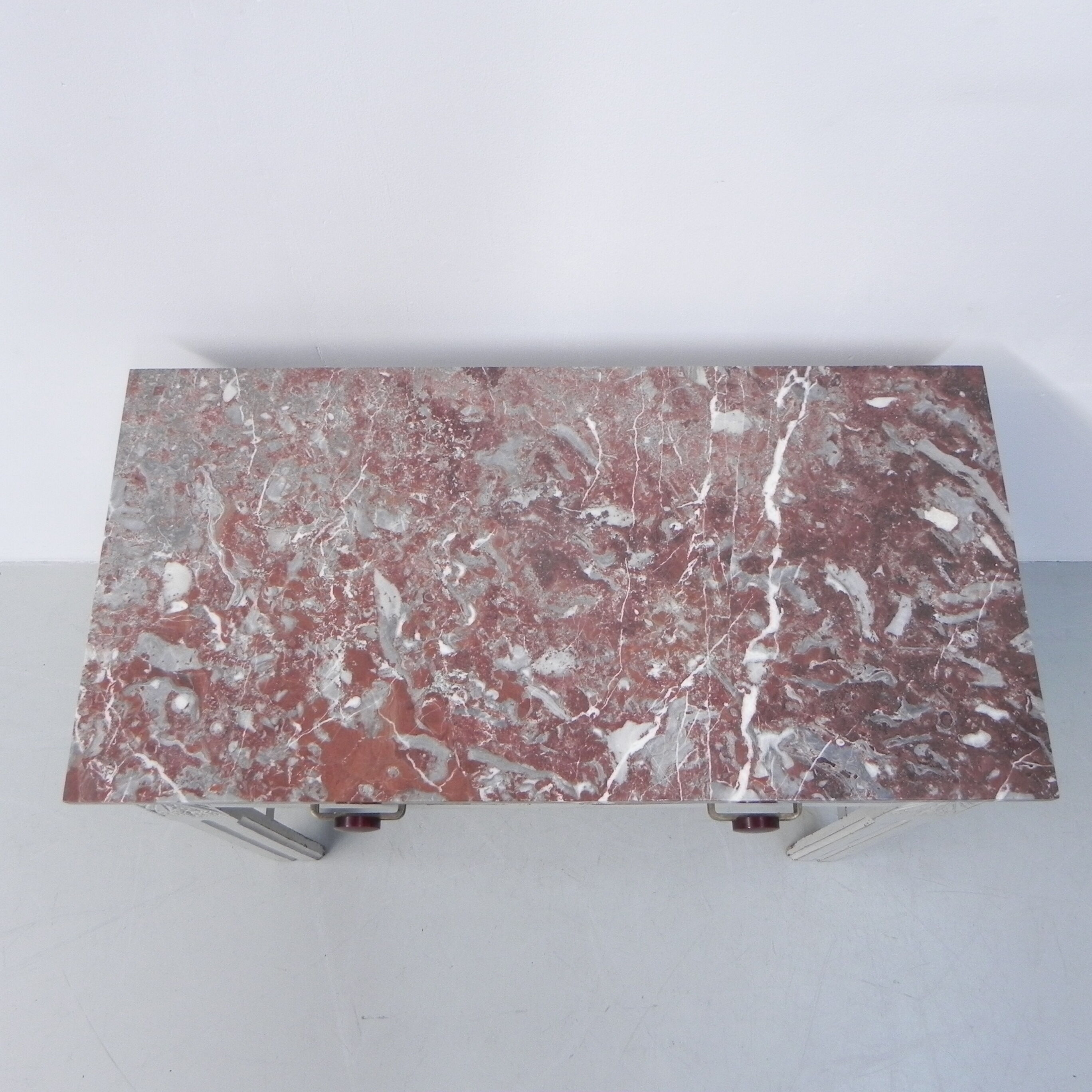 Art Deco table with 2 drawers and mirror, side table