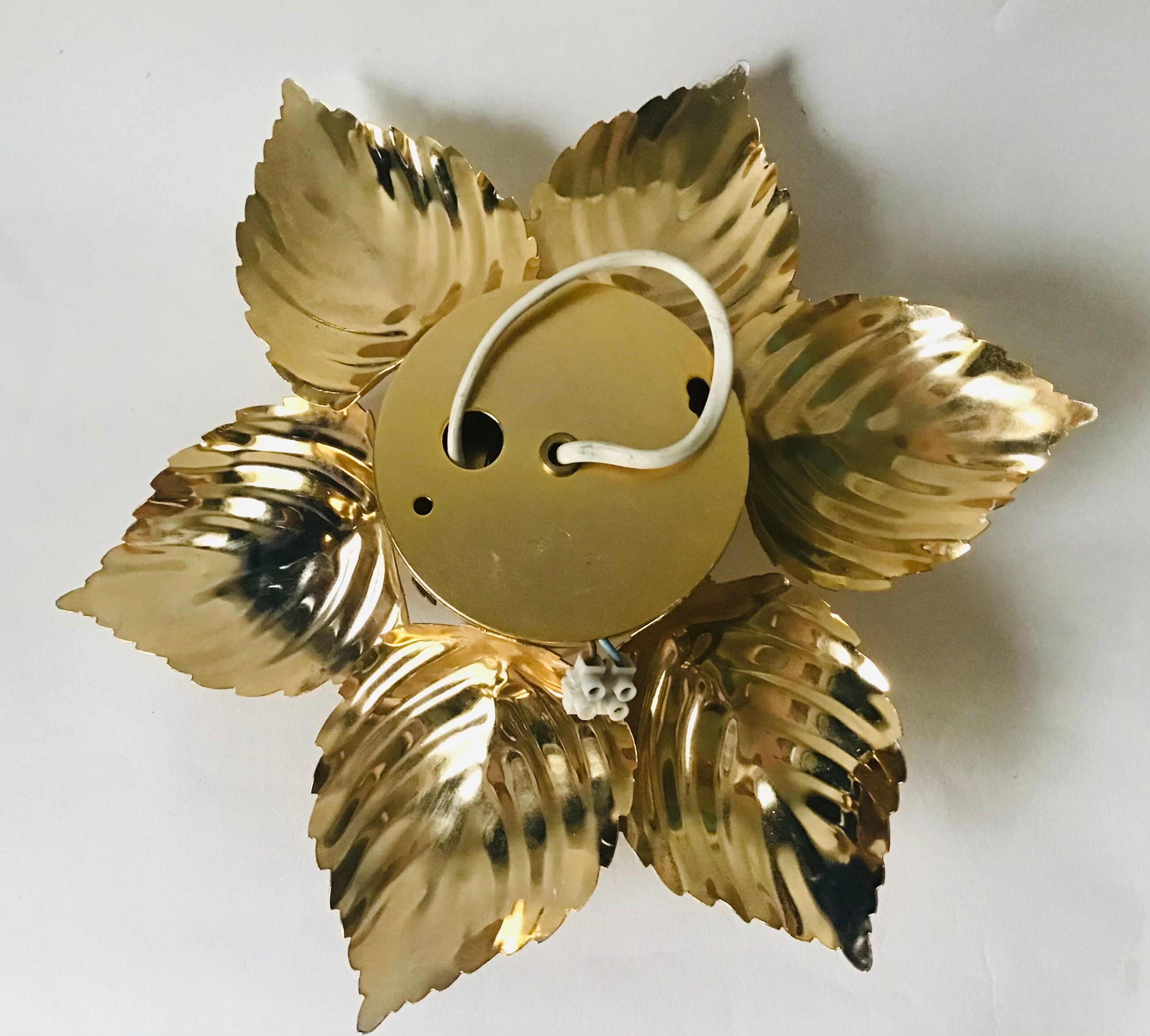 Masca Golden Flower Wall Lamp