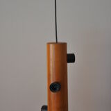 Suspension vintage wood 3 lights