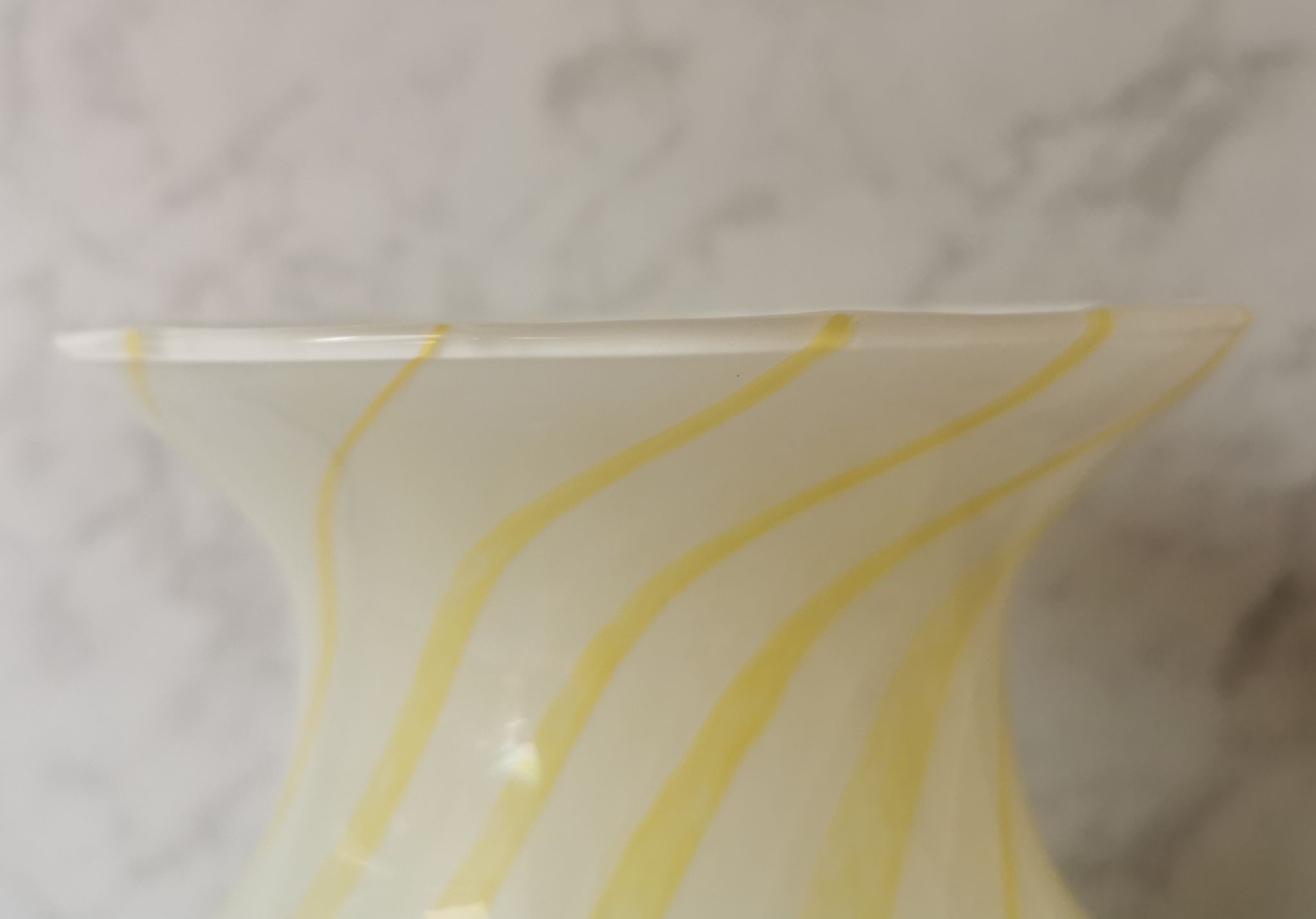 Blown glass vase Italy