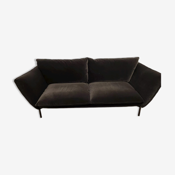 Sofa Sits velvet dark blue