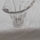 Small tulip-shaped crystal vase