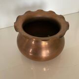 Copper pot - cache pot - Delalande Villedieu vase