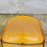 Paire de chaises traineaux Orange