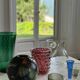 Vintage Green Decorative Vase in Blown Glass, Made in Italy, Vetrerie di Empoli