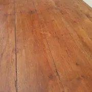 Rustic Louis XV farmhouse table in cherry wood, 1900s.