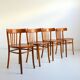 4 Thonet bistro chairs 1950s