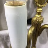 Pair of sconces Louis XVI Bronze