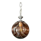 Art Deco style swirl glass light by Marinha Grande