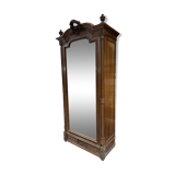 Walnut mirrored cabinet