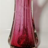 Glass Vase By Murano Bullicante By Archimedes Seguso , Italy.