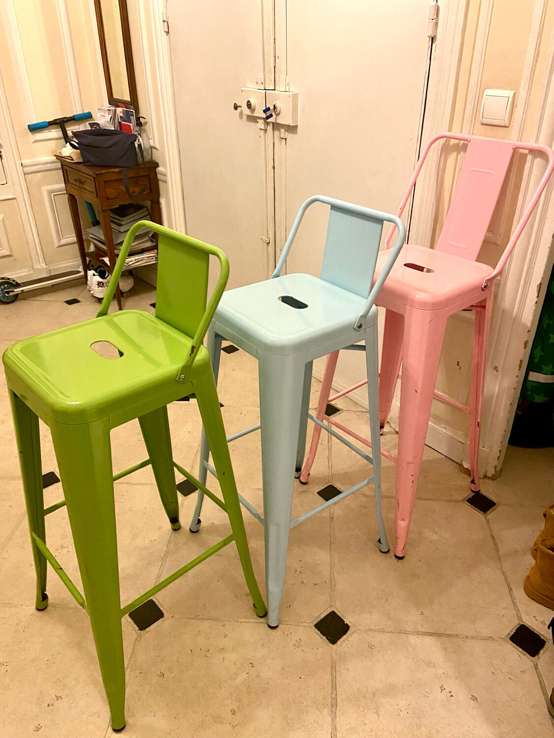 Set of 3 bar stools