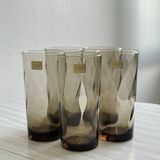 5 smoked water glasses France