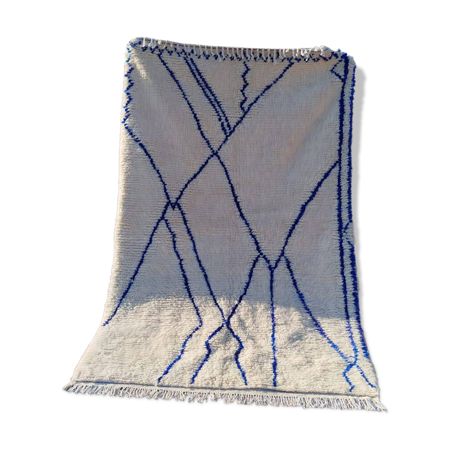 Authentic Berber rug in pure wool 3x2 m