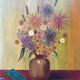 Tableau nature morte au bouquet de fleurs