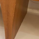 Contemporary Modern Teak and Lemongrass Wood Italian Sideboard