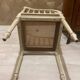 Louis XVI style wooden corner armchair