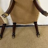 Pair of toad armchairs without armrests