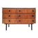 Vintage teak sideboard, large antique chest of drawers.