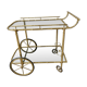 Serving table on wheels