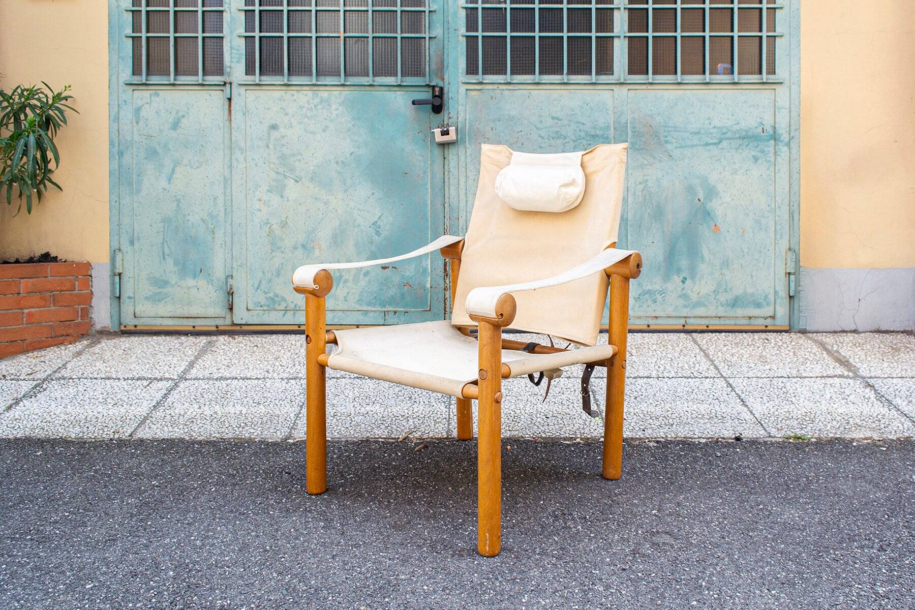 Safari chair by Zanotta, Italy, 1970s