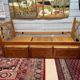 Lit daybed avec caisson vintage ep 59/60