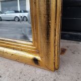 Miroir " doré patiné " classique et moderne  130 cm x 70 cm