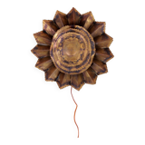 Vintage Brass Flower Wall Lamp by Svend Aage Holm Sørensen for Holm Sørensen & Co, 1960s