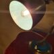 art deco bronze brass lamp 25w elec ok original h 28x25