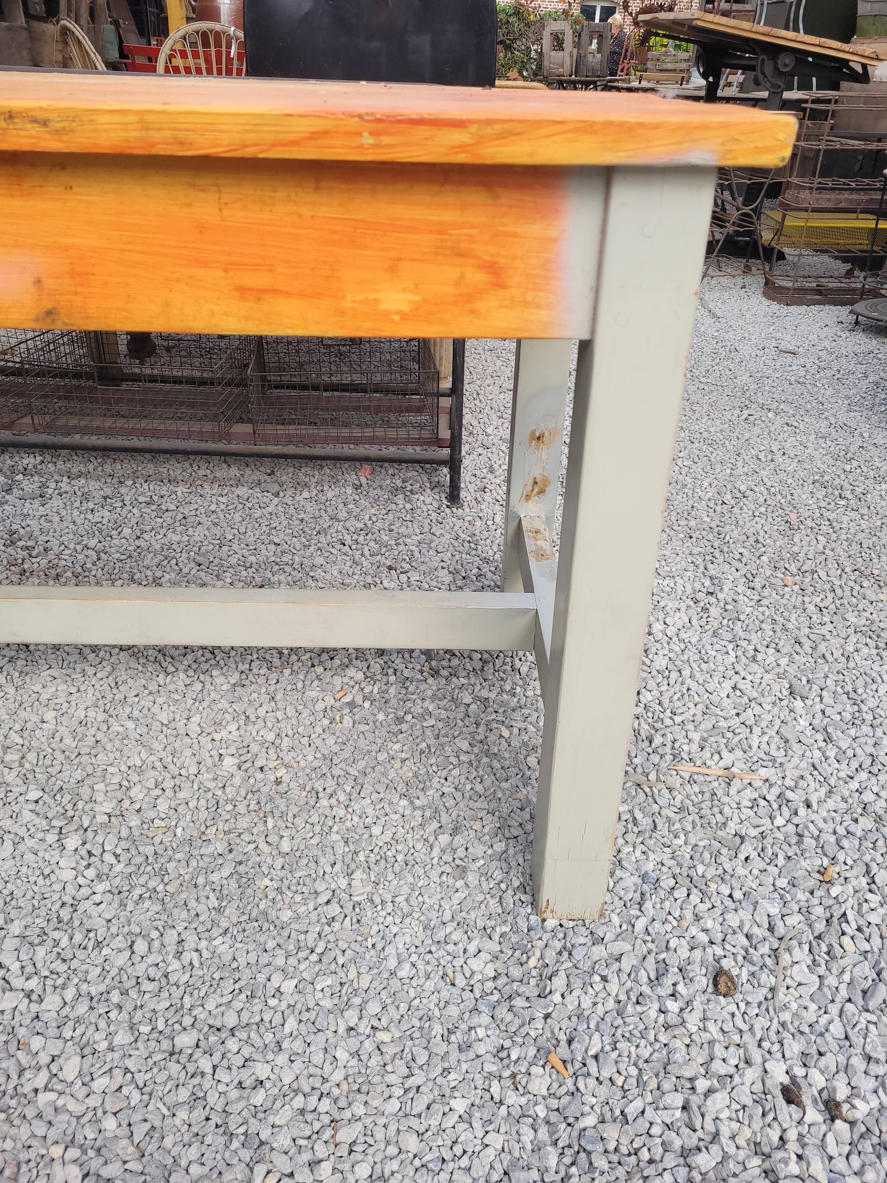 Farmhouse table 256cms long